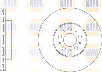 NAPA PBD8706 - Brake Disc autospares.lv