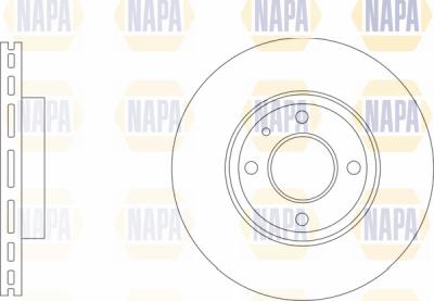 NAPA PBD8719 - Brake Disc autospares.lv