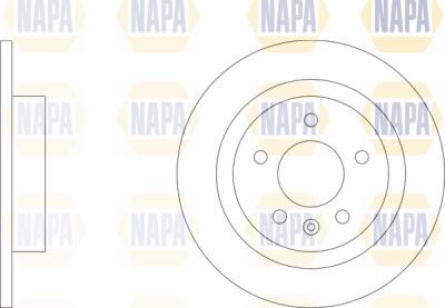 NAPA PBD8727 - Brake Disc autospares.lv