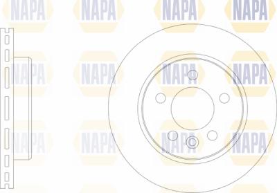 NAPA PBD8775 - Brake Disc autospares.lv