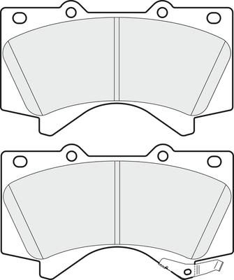 NAPA PBP7955 - Brake Pad Set, disc brake autospares.lv