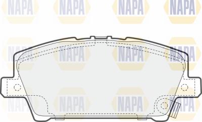 NAPA PBP7499 - Brake Pad Set, disc brake autospares.lv