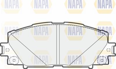 NAPA PBP7491 - Brake Pad Set, disc brake autospares.lv