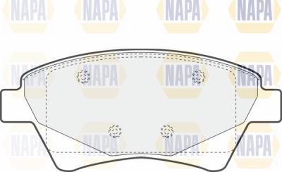 NAPA PBP7449 - Brake Pad Set, disc brake autospares.lv