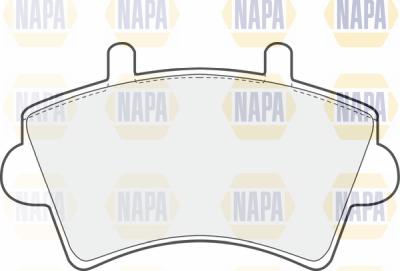 NAPA PBP7444 - Brake Pad Set, disc brake autospares.lv