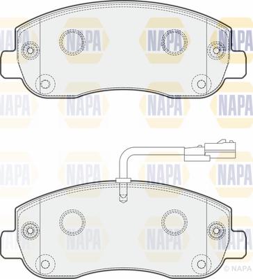 NAPA PBP7443 - Brake Pad Set, disc brake autospares.lv