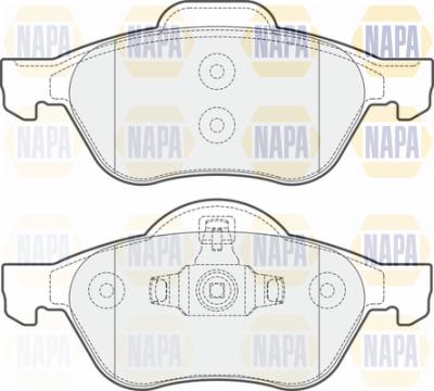 NAPA PBP7447 - Brake Pad Set, disc brake autospares.lv