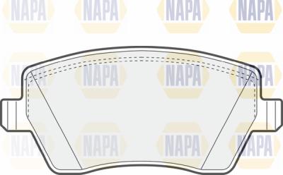 NAPA PBP7456 - Brake Pad Set, disc brake autospares.lv