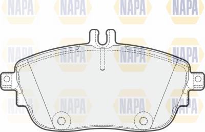 NAPA PBP7460 - Brake Pad Set, disc brake autospares.lv