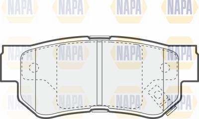 NAPA PBP7400 - Brake Pad Set, disc brake autospares.lv