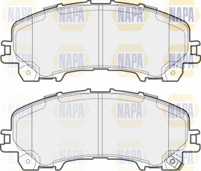 NAPA PBP7480 - Brake Pad Set, disc brake autospares.lv