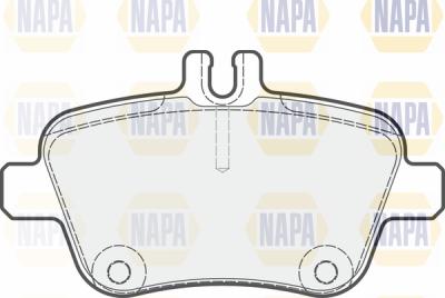 NAPA PBP7488 - Brake Pad Set, disc brake autospares.lv