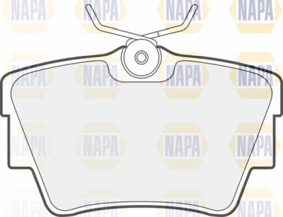 NAPA PBP7483 - Brake Pad Set, disc brake autospares.lv