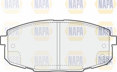 NAPA PBP7431 - Brake Pad Set, disc brake autospares.lv