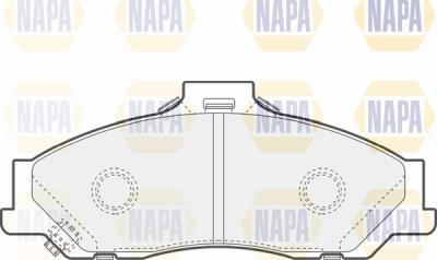 NAPA PBP7428 - Brake Pad Set, disc brake autospares.lv