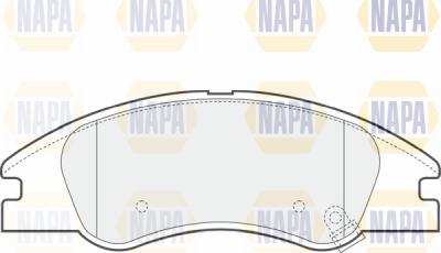 NAPA PBP7427 - Brake Pad Set, disc brake autospares.lv