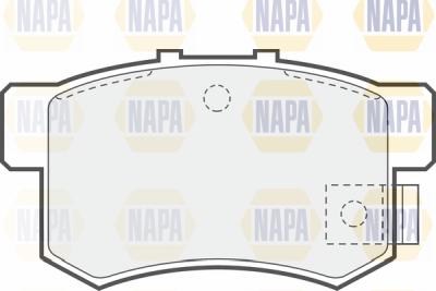 NAPA PBP7474 - Brake Pad Set, disc brake autospares.lv