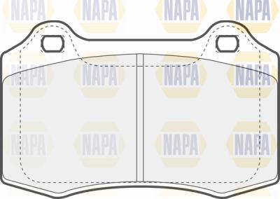 NAPA PBP7471 - Brake Pad Set, disc brake autospares.lv