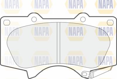 NAPA PBP7506 - Brake Pad Set, disc brake autospares.lv