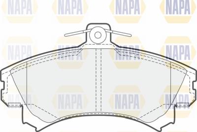 NAPA PBP7507 - Brake Pad Set, disc brake autospares.lv