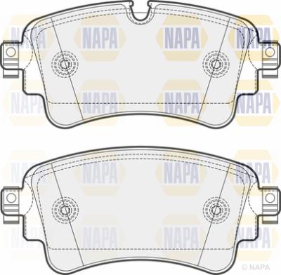 NAPA PBP7518 - Brake Pad Set, disc brake autospares.lv