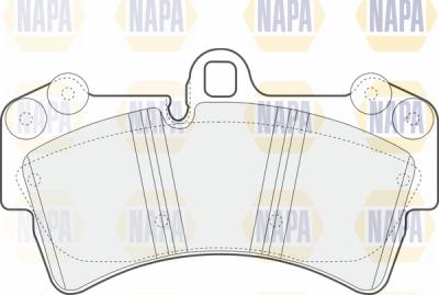 NAPA PBP7517 - Brake Pad Set, disc brake autospares.lv