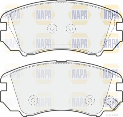 NAPA PBP7535 - Brake Pad Set, disc brake autospares.lv