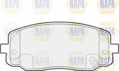 NAPA PBP7526 - Brake Pad Set, disc brake autospares.lv