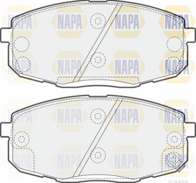 NAPA PBP7528 - Brake Pad Set, disc brake autospares.lv