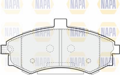 NAPA PBP7527 - Brake Pad Set, disc brake autospares.lv