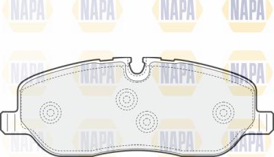 NAPA PBP7643 - Brake Pad Set, disc brake autospares.lv