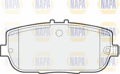 NAPA PBP7655 - Brake Pad Set, disc brake autospares.lv