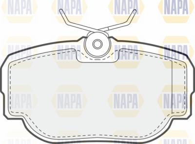 NAPA PBP7667 - Brake Pad Set, disc brake autospares.lv