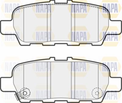 NAPA PBP7600 - Brake Pad Set, disc brake autospares.lv