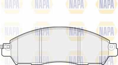 NAPA PBP7614 - Brake Pad Set, disc brake autospares.lv