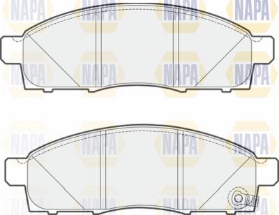 NAPA PBP7615 - Brake Pad Set, disc brake autospares.lv