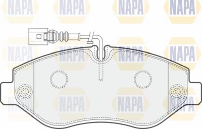 NAPA PBP7616 - Brake Pad Set, disc brake autospares.lv