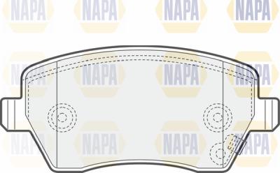 NAPA PBP7611 - Brake Pad Set, disc brake autospares.lv