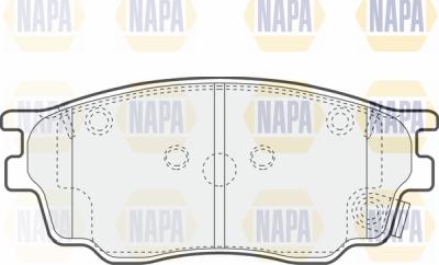 NAPA PBP7625 - Brake Pad Set, disc brake autospares.lv