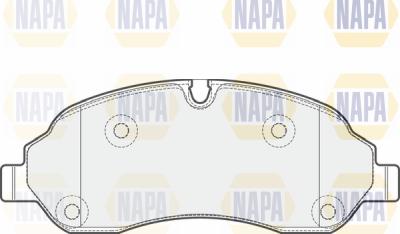 NAPA PBP7094 - Brake Pad Set, disc brake autospares.lv