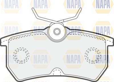 NAPA PBP7049 - Brake Pad Set, disc brake autospares.lv