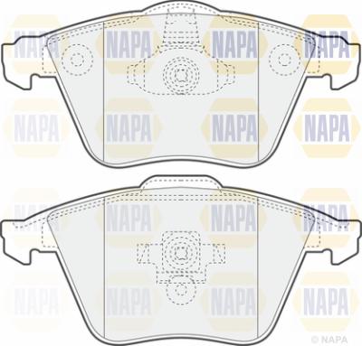 NAPA PBP7059 - Brake Pad Set, disc brake autospares.lv