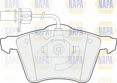 NAPA PBP7055 - Brake Pad Set, disc brake autospares.lv