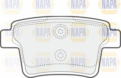 NAPA PBP7056 - Brake Pad Set, disc brake autospares.lv