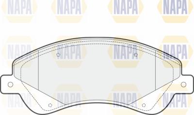 NAPA PBP7061 - Brake Pad Set, disc brake autospares.lv