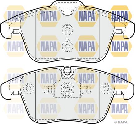 NAPA PBP7063 - Brake Pad Set, disc brake autospares.lv