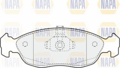 NAPA PBP7015 - Brake Pad Set, disc brake autospares.lv