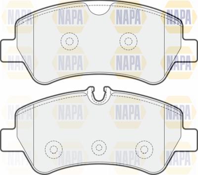 NAPA PBP7089 - Brake Pad Set, disc brake autospares.lv