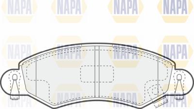 NAPA PBP7084 - Brake Pad Set, disc brake autospares.lv