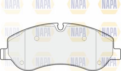 NAPA PBP7088 - Brake Pad Set, disc brake autospares.lv